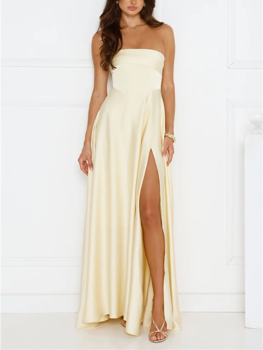 Hello Molly Butter Yellow Gown